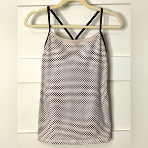 Lululemon Polka Dot Workout Tank No Bra Cups No Size